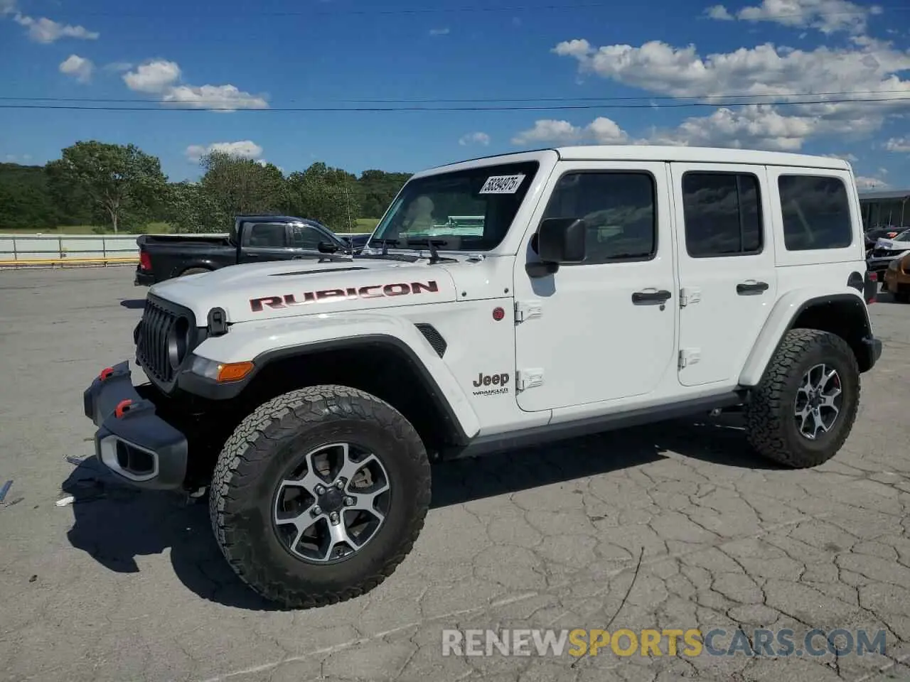 1 Photograph of a damaged car 1C4HJXFN1MW749453 JEEP WRANGLER 2021