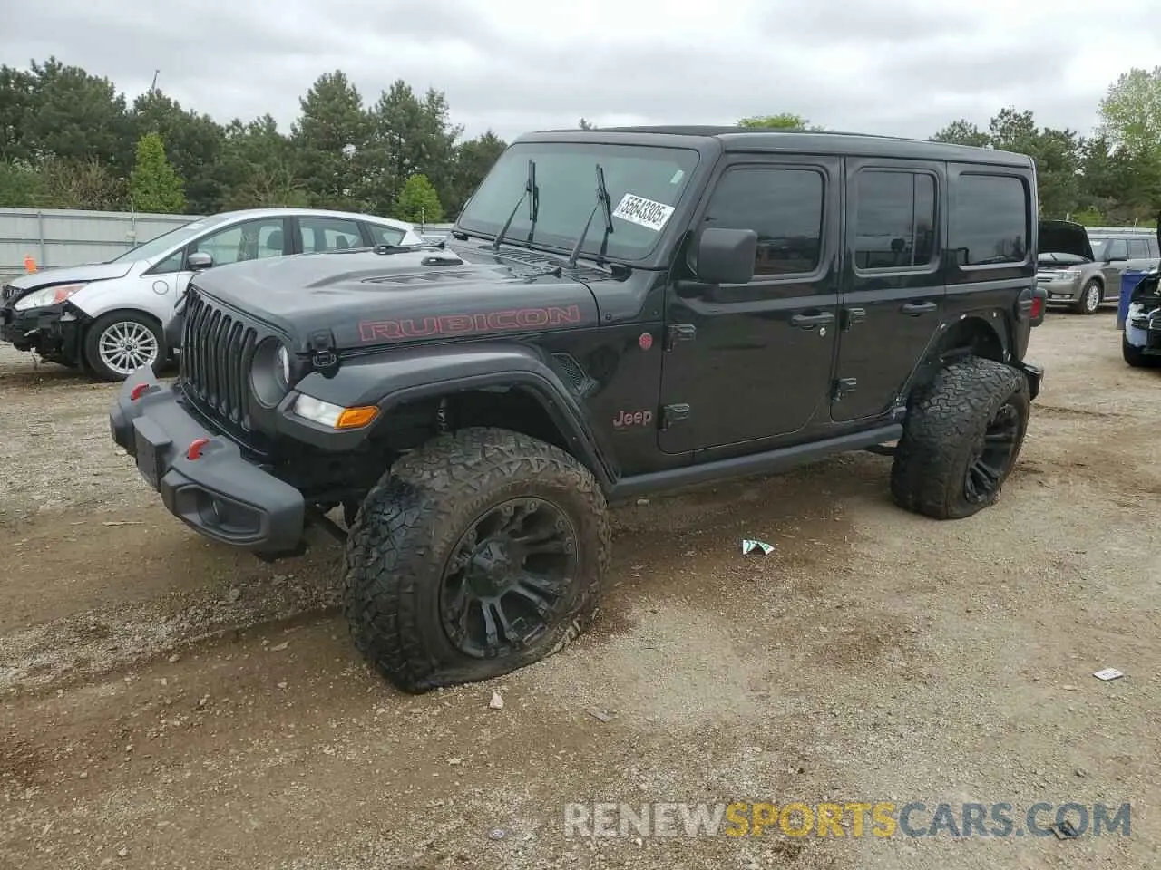 1 Photograph of a damaged car 1C4HJXFN1MW793064 JEEP WRANGLER 2021