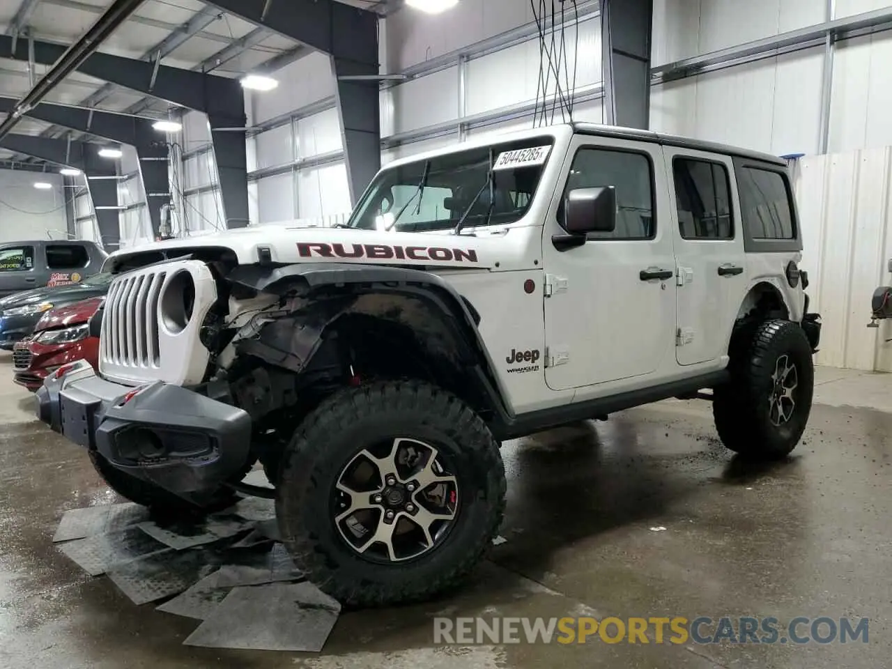 1 Photograph of a damaged car 1C4HJXFN2MW562724 JEEP WRANGLER 2021