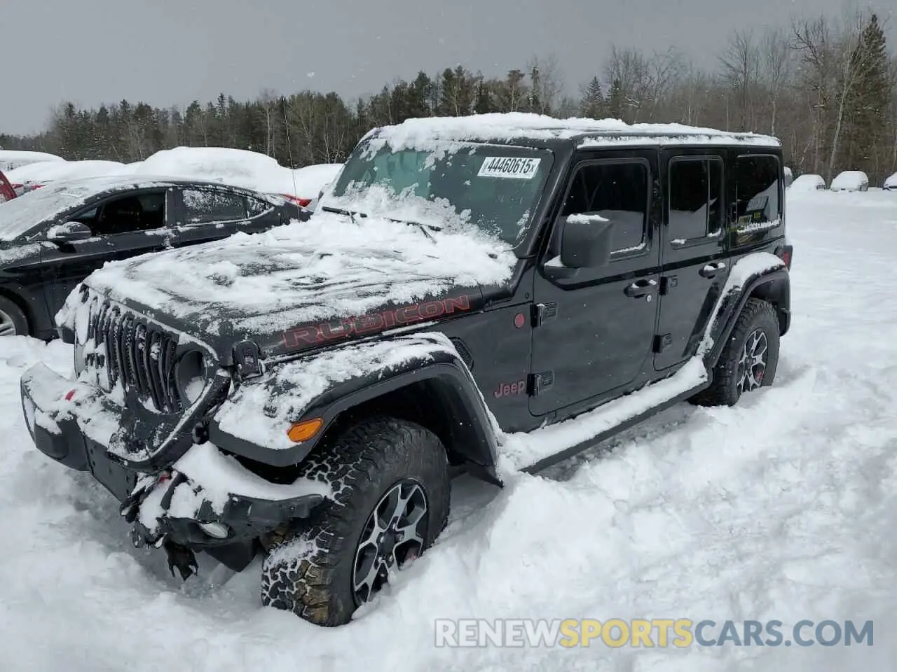 1 Photograph of a damaged car 1C4HJXFN2MW790030 JEEP WRANGLER 2021