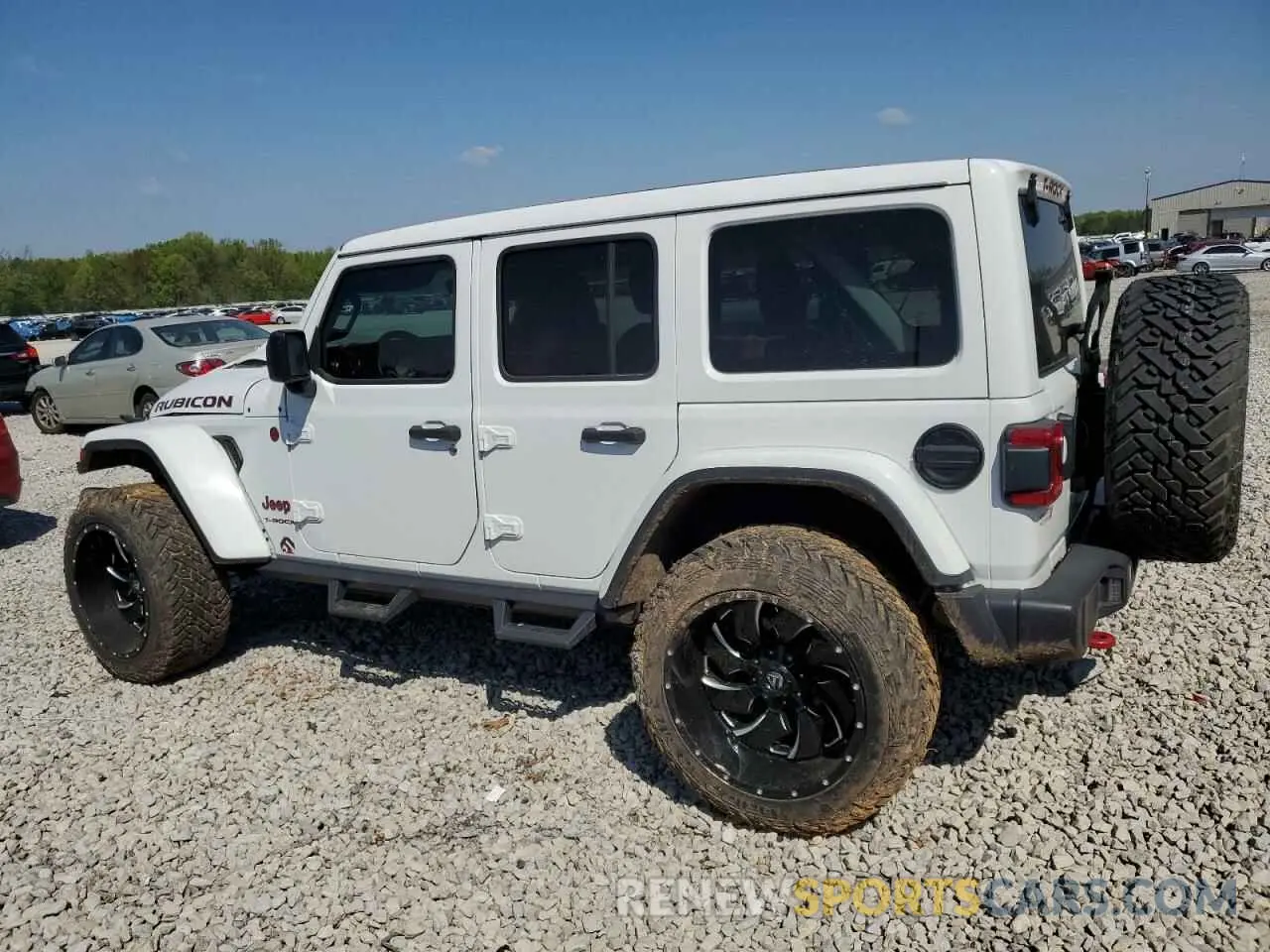 2 Photograph of a damaged car 1C4HJXFN3MW634045 JEEP WRANGLER 2021