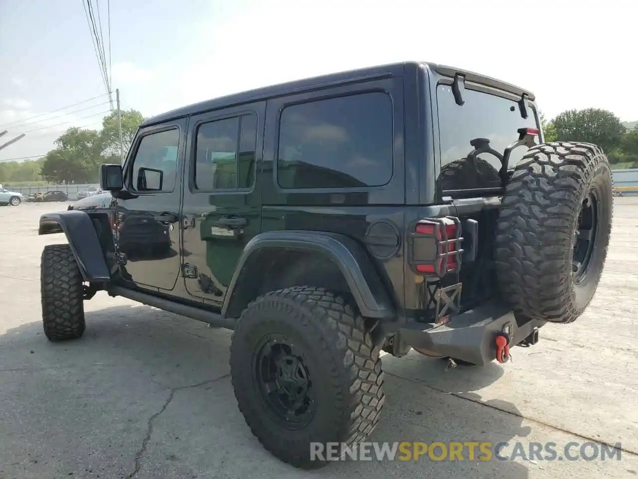 2 Photograph of a damaged car 1C4HJXFN4MW695887 JEEP WRANGLER 2021