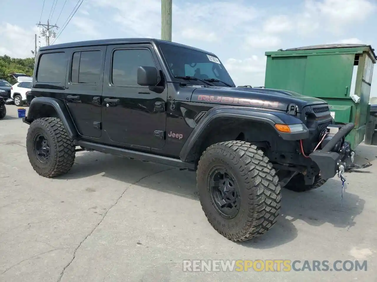 4 Photograph of a damaged car 1C4HJXFN4MW695887 JEEP WRANGLER 2021