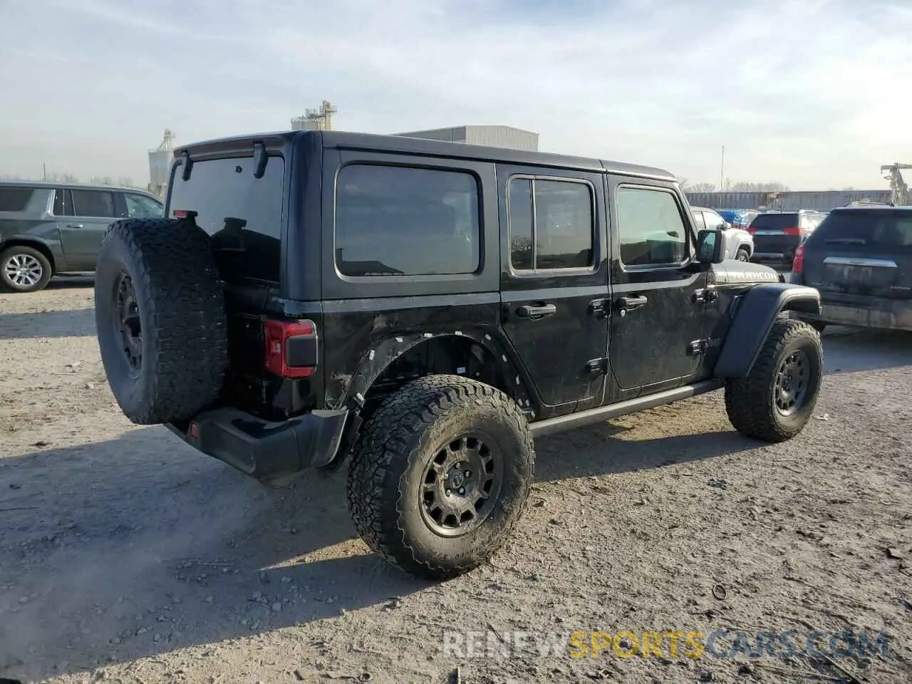 3 Photograph of a damaged car 1C4HJXFN6MW559471 JEEP WRANGLER 2021