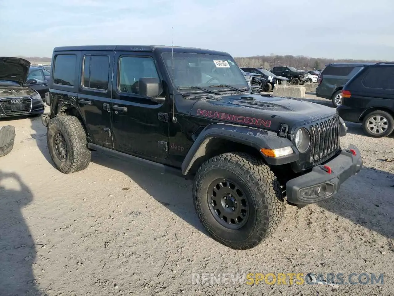 4 Photograph of a damaged car 1C4HJXFN6MW559471 JEEP WRANGLER 2021