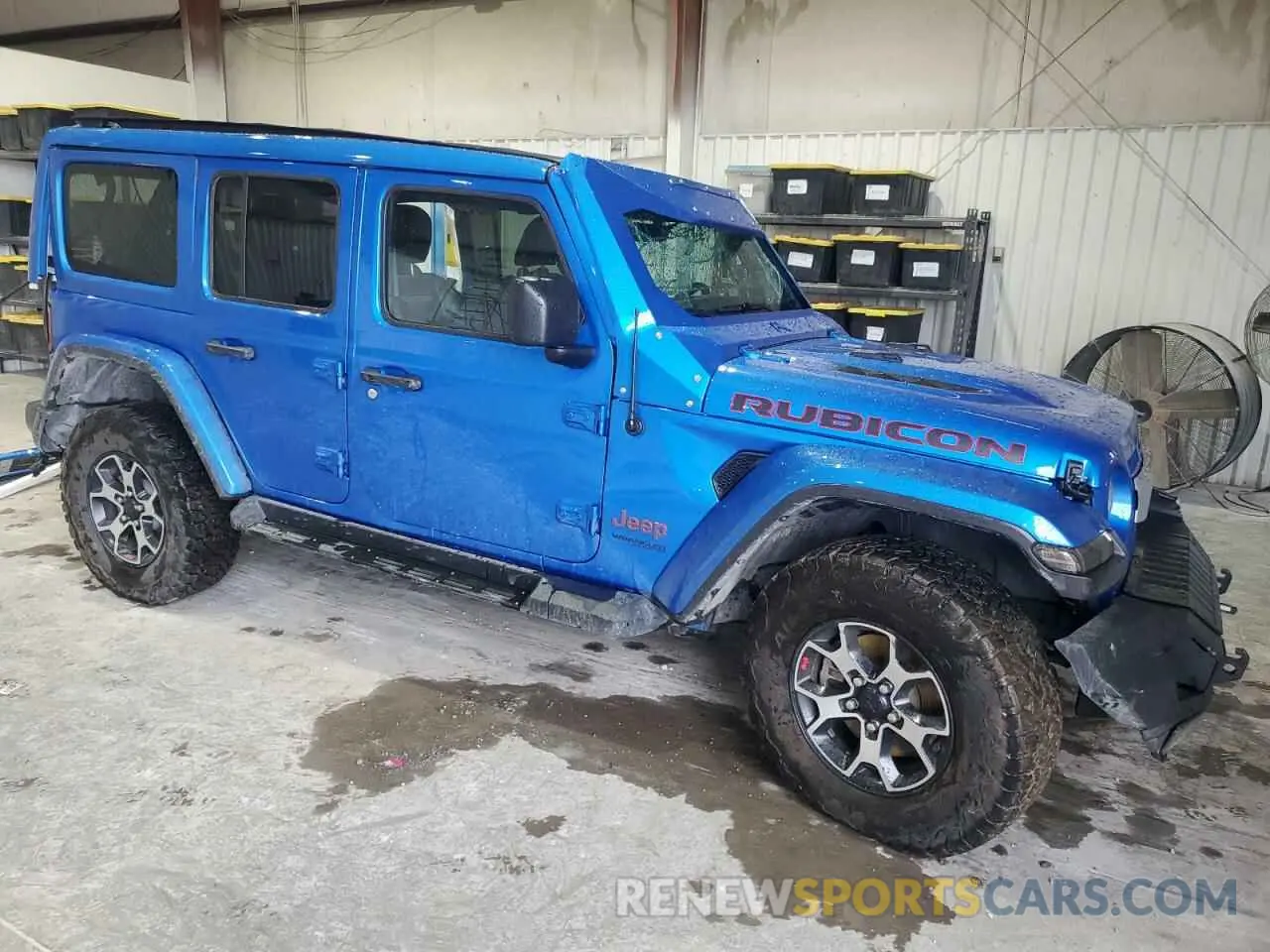 4 Photograph of a damaged car 1C4HJXFN6MW756530 JEEP WRANGLER 2021