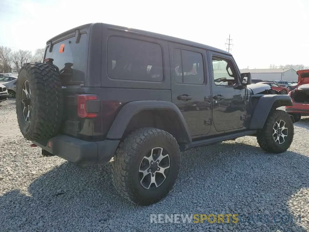 3 Photograph of a damaged car 1C4HJXFN8MW558306 JEEP WRANGLER 2021