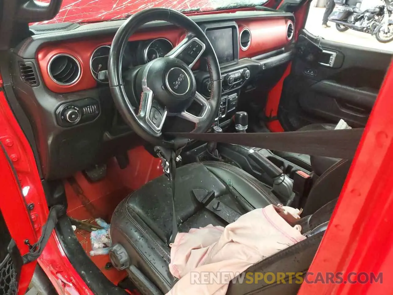 8 Photograph of a damaged car 1C4HJXFN9MW636138 JEEP WRANGLER 2021