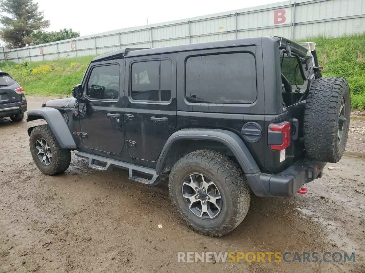 2 Photograph of a damaged car 1C4HJXFNXMW612186 JEEP WRANGLER 2021
