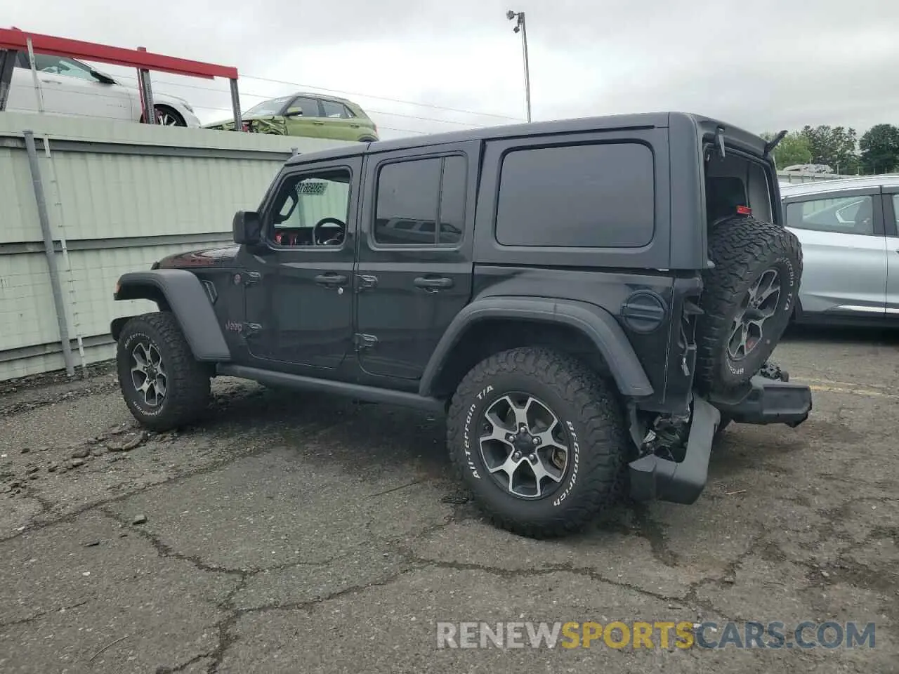 2 Photograph of a damaged car 1C4HJXFNXMW650114 JEEP WRANGLER 2021