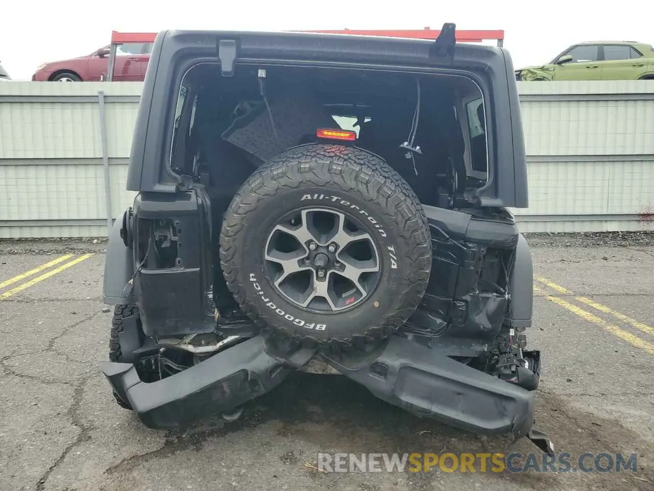 6 Photograph of a damaged car 1C4HJXFNXMW650114 JEEP WRANGLER 2021