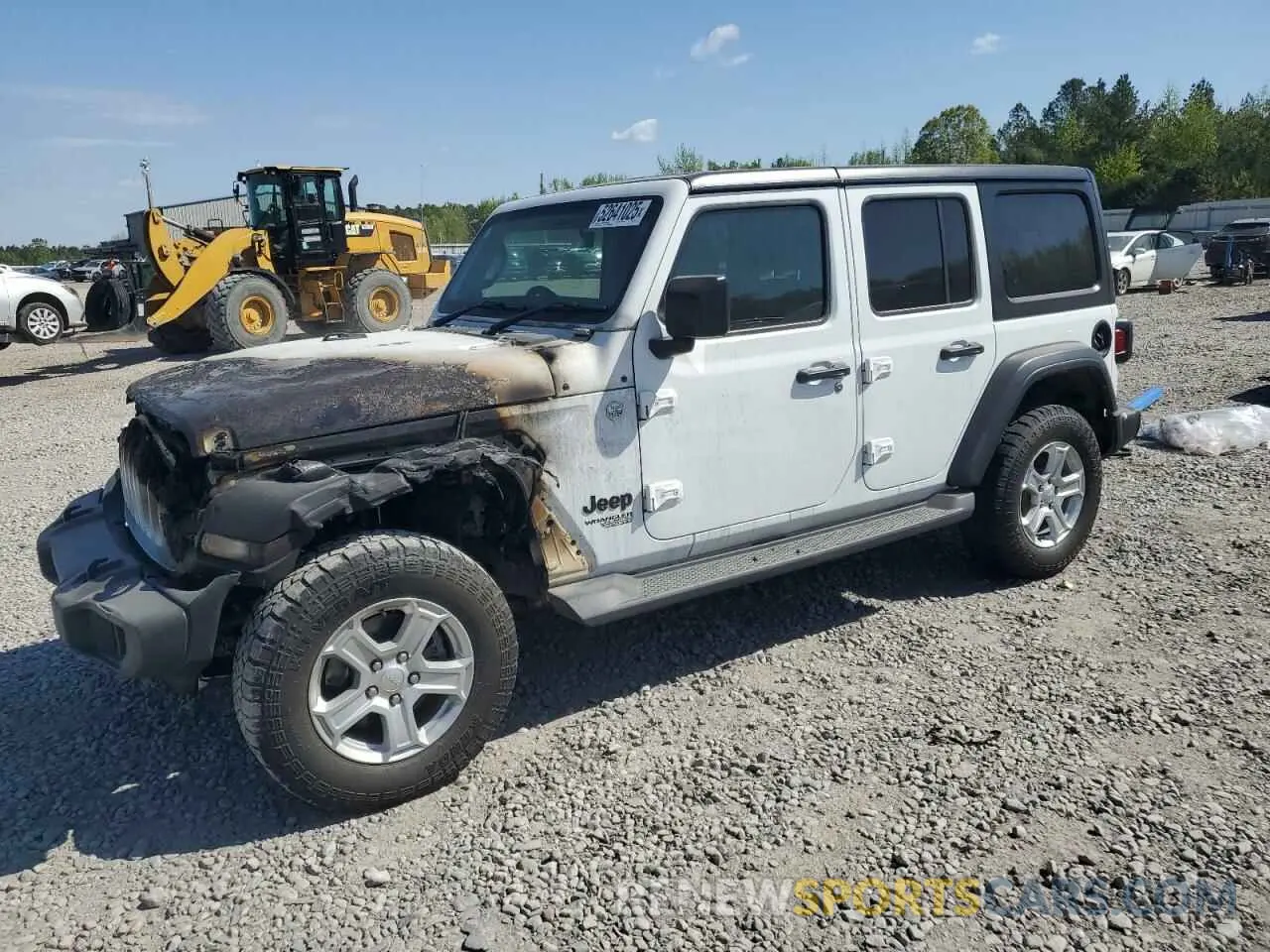 1 Photograph of a damaged car 1C4HJXKN0MW658440 JEEP WRANGLER 2021