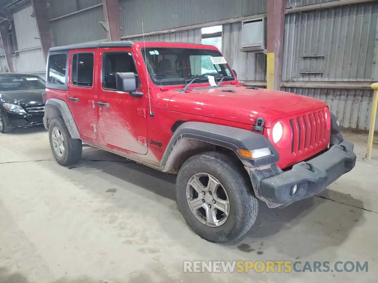 4 Photograph of a damaged car 1C4HJXKN0MW698193 JEEP WRANGLER 2021