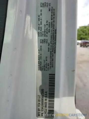 12 Photograph of a damaged car 1C4HJXKN9MW672885 JEEP WRANGLER 2021