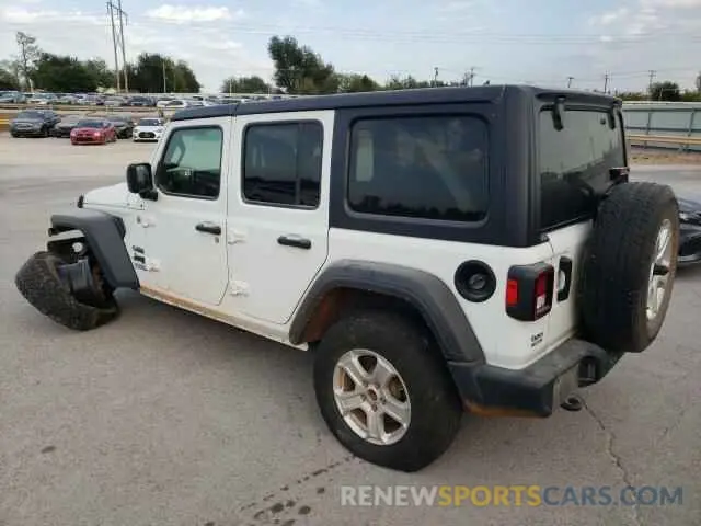 2 Photograph of a damaged car 1C4HJXKN9MW672885 JEEP WRANGLER 2021