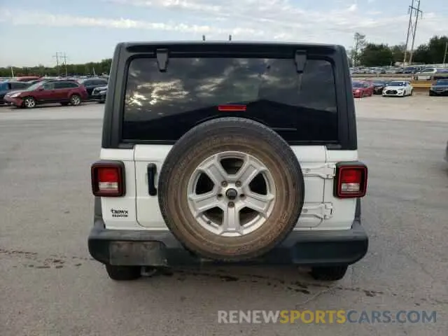 6 Photograph of a damaged car 1C4HJXKN9MW672885 JEEP WRANGLER 2021