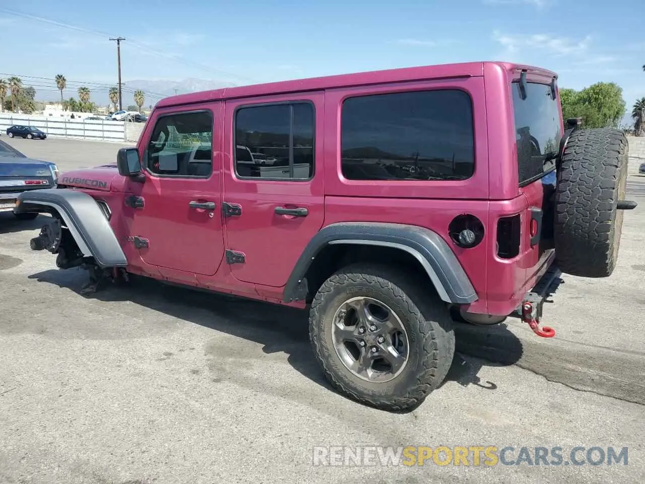 2 Photograph of a damaged car 1C4JJXFG2MW854005 JEEP WRANGLER 2021