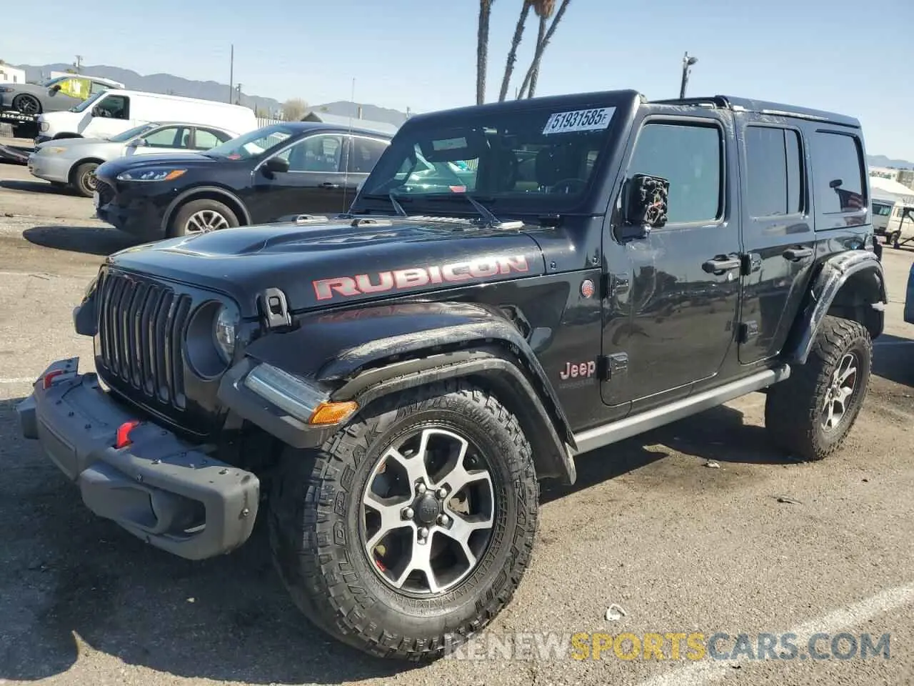 1 Photograph of a damaged car 1C4JJXFM0MW528029 JEEP WRANGLER 2021