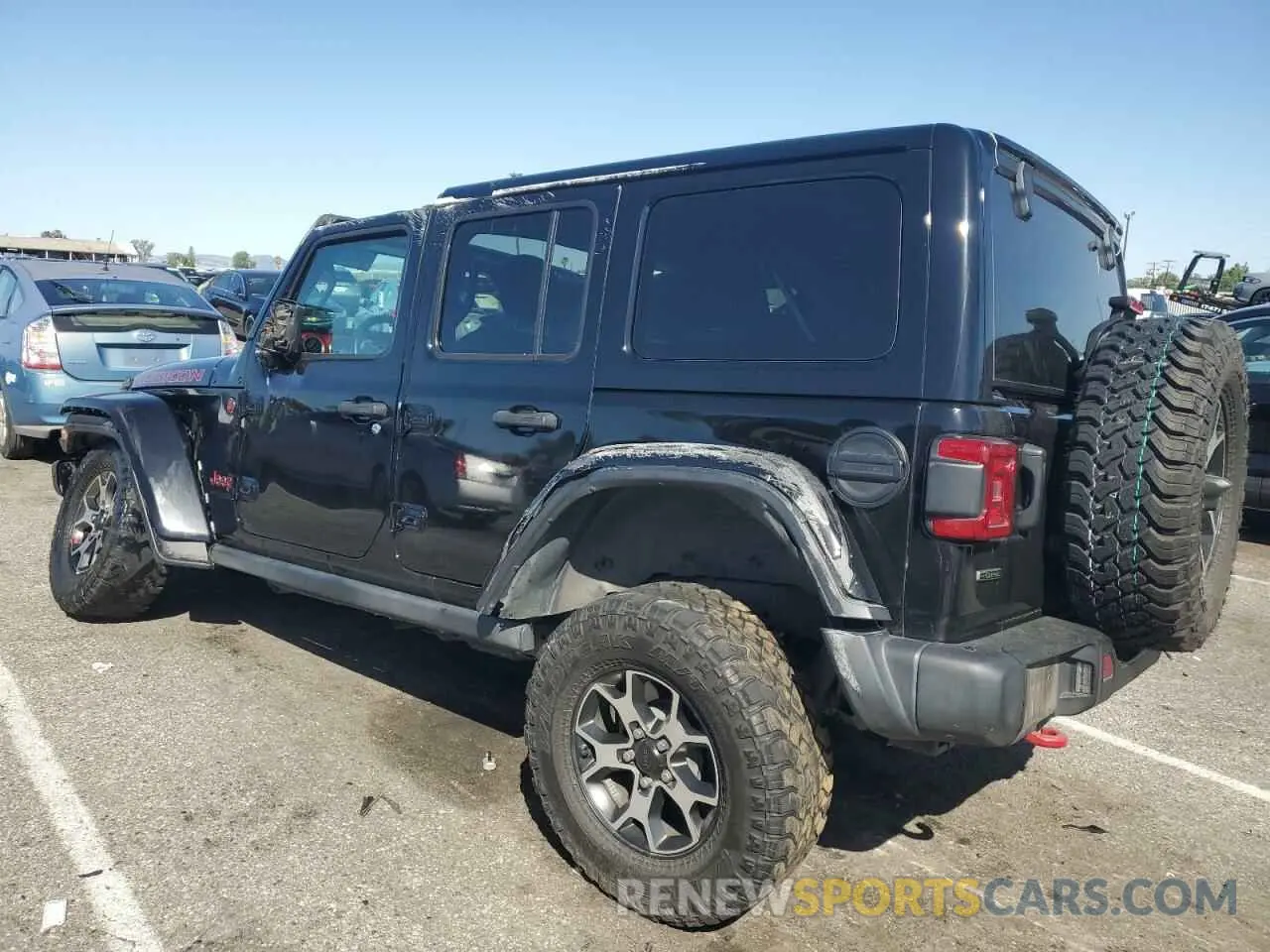 2 Photograph of a damaged car 1C4JJXFM0MW528029 JEEP WRANGLER 2021