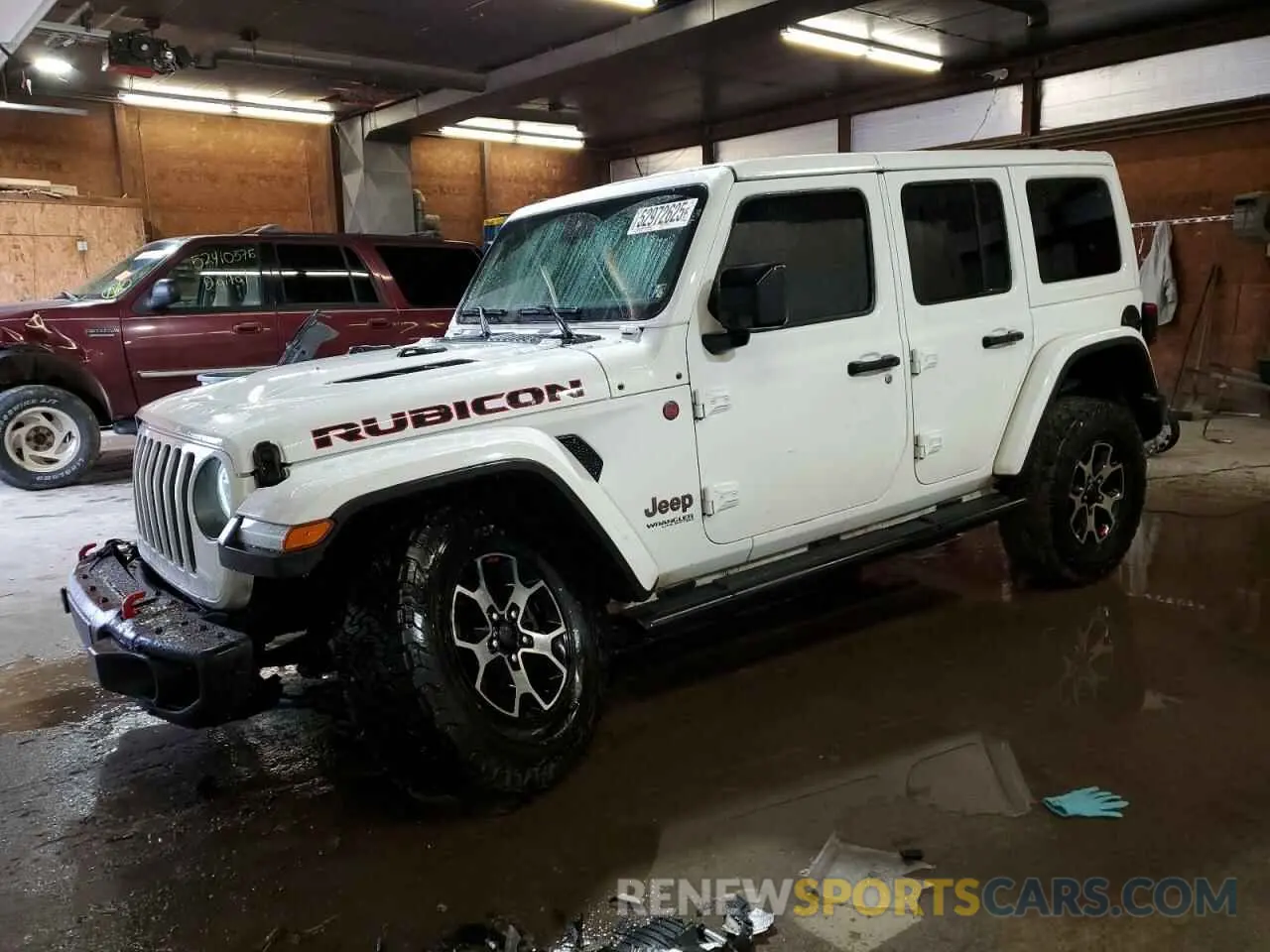1 Photograph of a damaged car 1C4JJXFM2MW633915 JEEP WRANGLER 2021