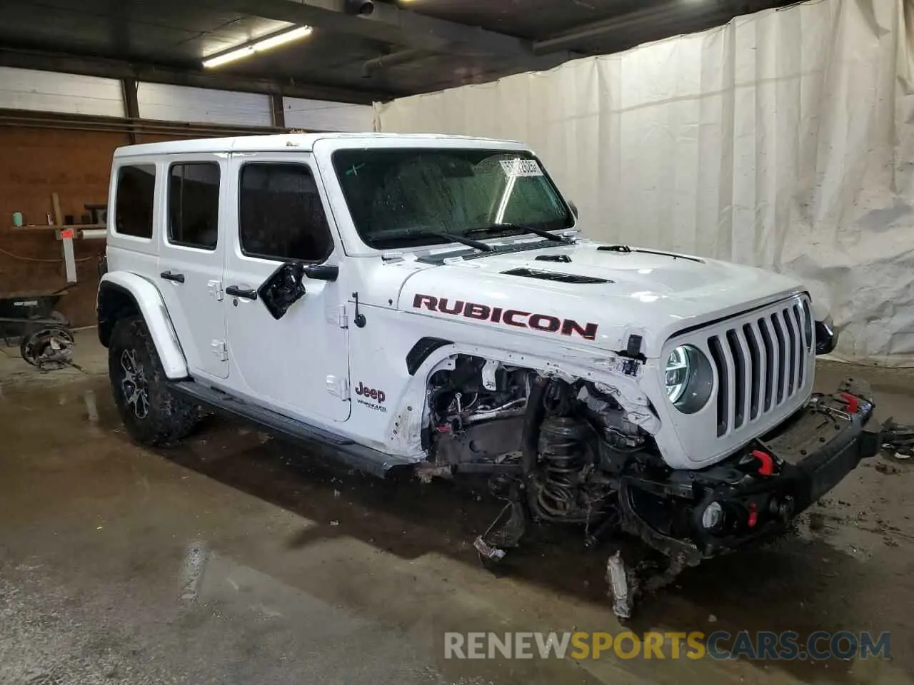 4 Photograph of a damaged car 1C4JJXFM2MW633915 JEEP WRANGLER 2021