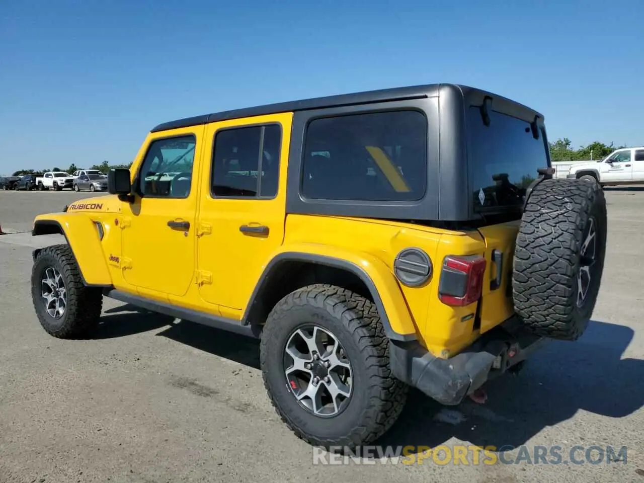 2 Photograph of a damaged car 1C4JJXFM3MW562661 JEEP WRANGLER 2021
