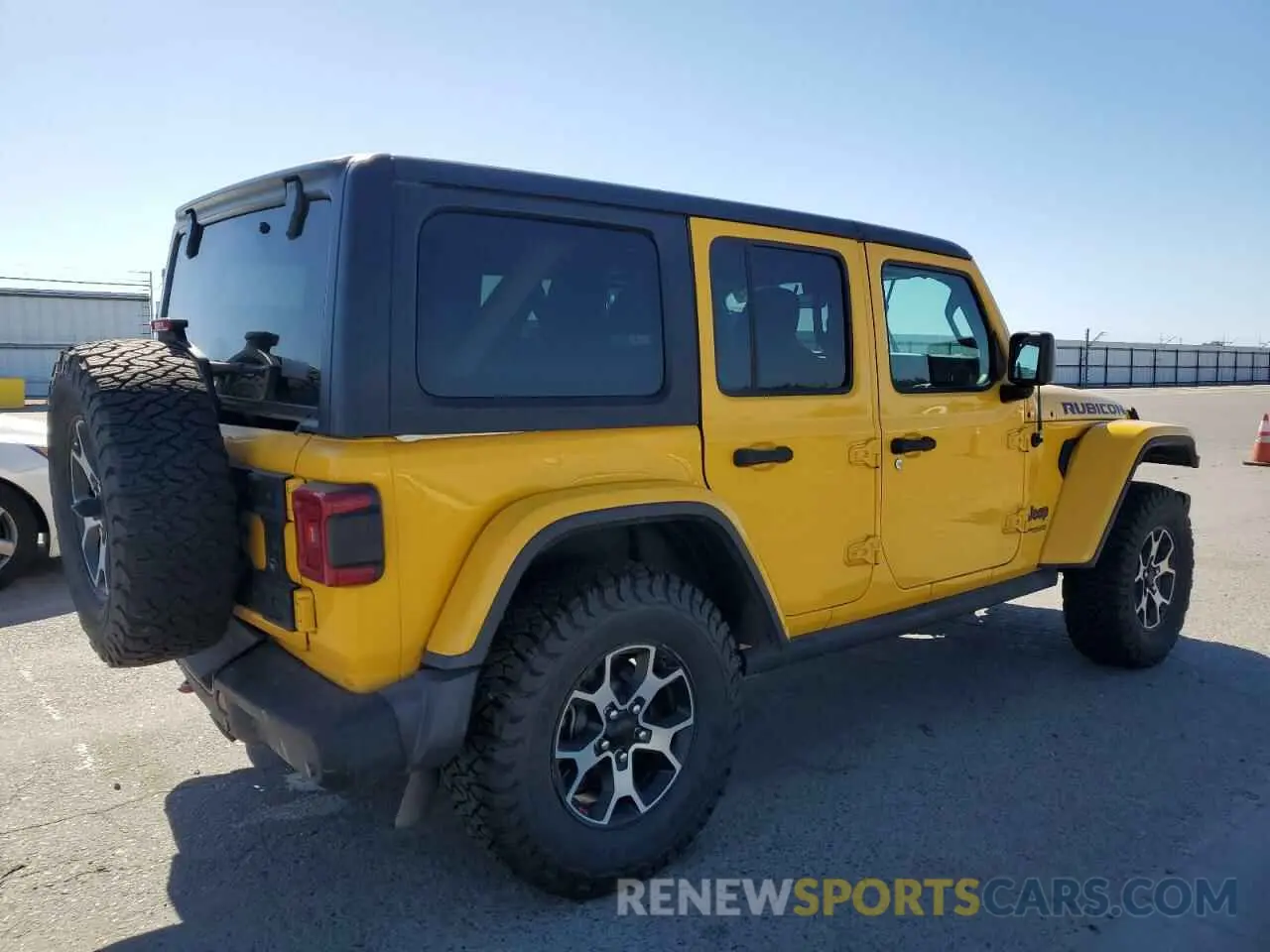 3 Photograph of a damaged car 1C4JJXFM3MW562661 JEEP WRANGLER 2021