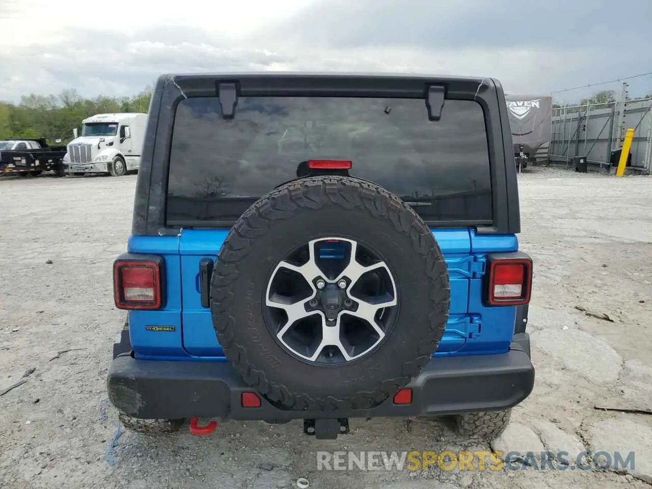 6 Photograph of a damaged car 1C4JJXFM7MW794325 JEEP WRANGLER 2021