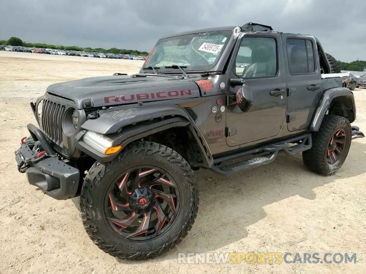 1 Photograph of a damaged car 1C4JJXFM9MW533925 JEEP WRANGLER 2021