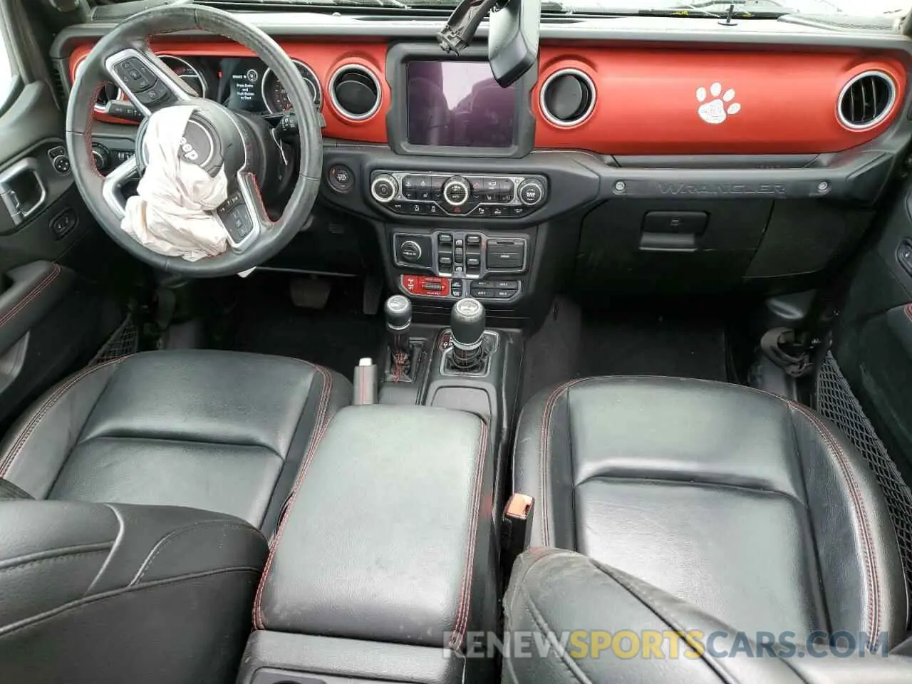 8 Photograph of a damaged car 1C4JJXFM9MW533925 JEEP WRANGLER 2021
