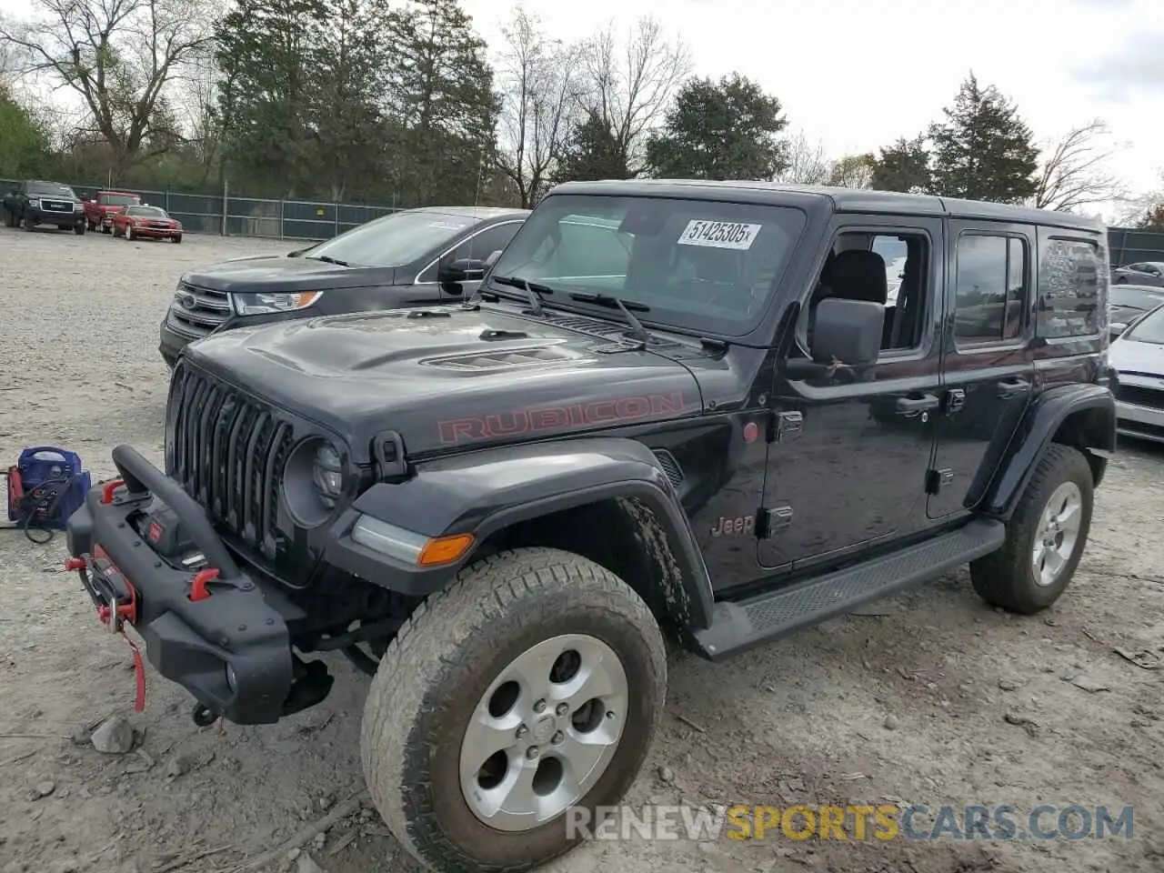 1 Photograph of a damaged car 1C4JJXFMXMW618367 JEEP WRANGLER 2021