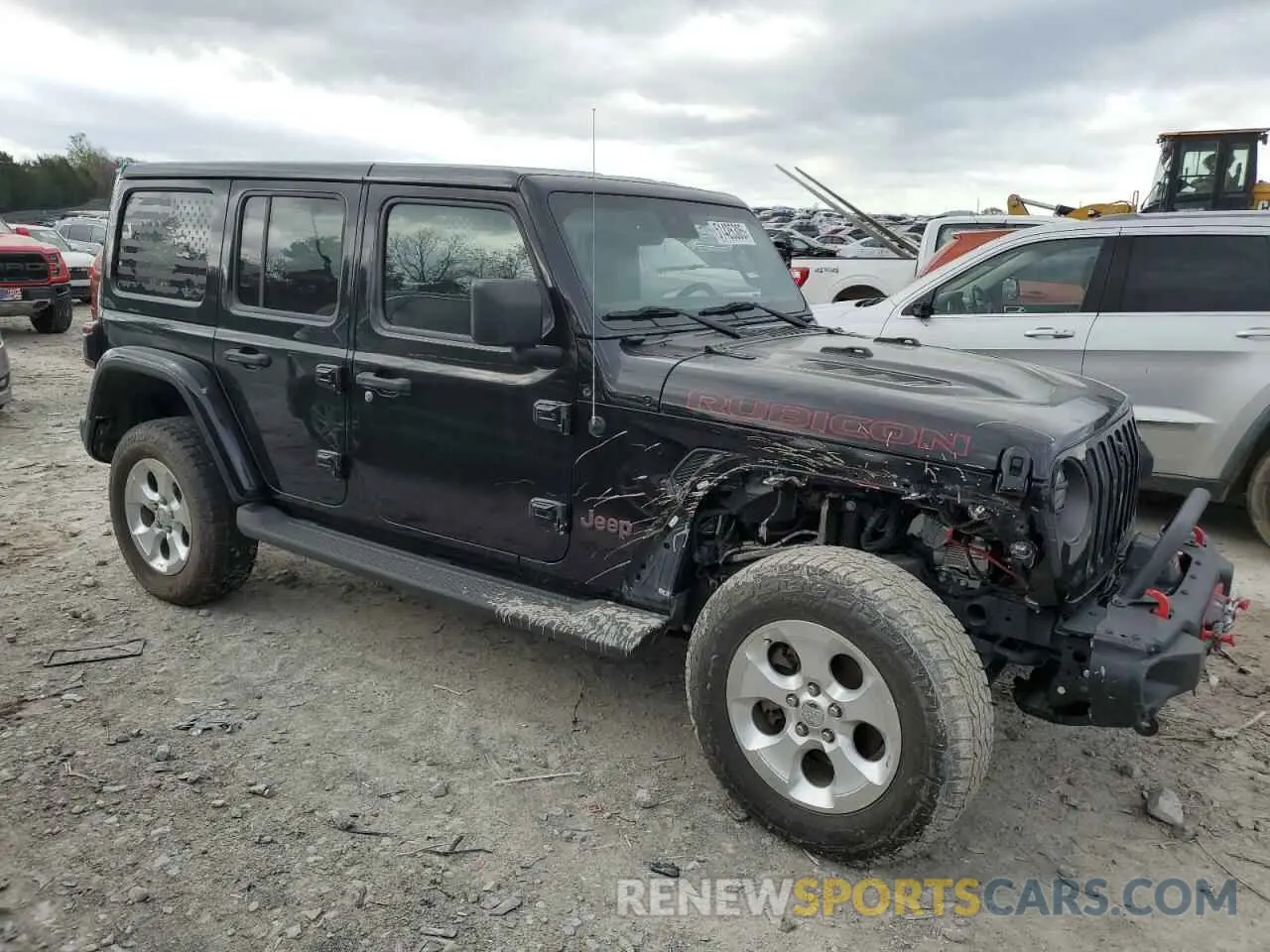 4 Photograph of a damaged car 1C4JJXFMXMW618367 JEEP WRANGLER 2021
