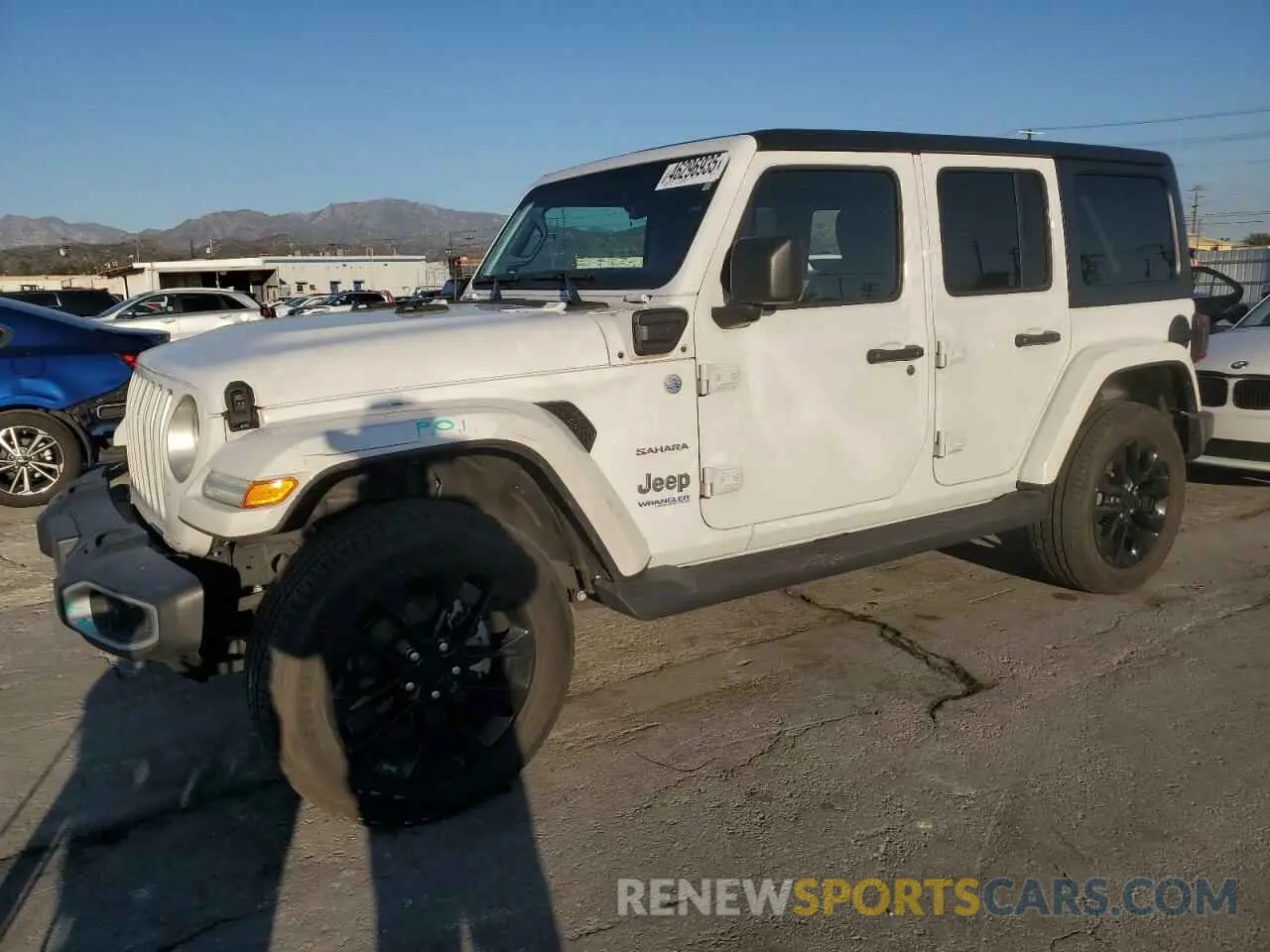 1 Photograph of a damaged car 1C4JJXP60MW800921 JEEP WRANGLER 2021