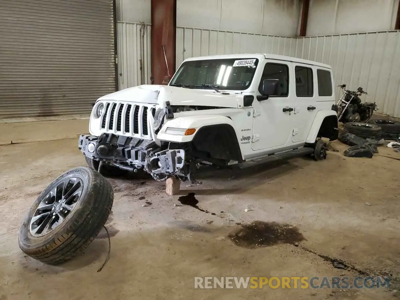 1 Photograph of a damaged car 1C4JJXP61MW868399 JEEP WRANGLER 2021