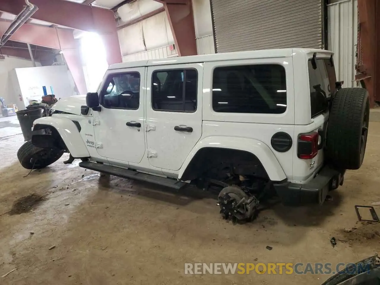 2 Photograph of a damaged car 1C4JJXP61MW868399 JEEP WRANGLER 2021