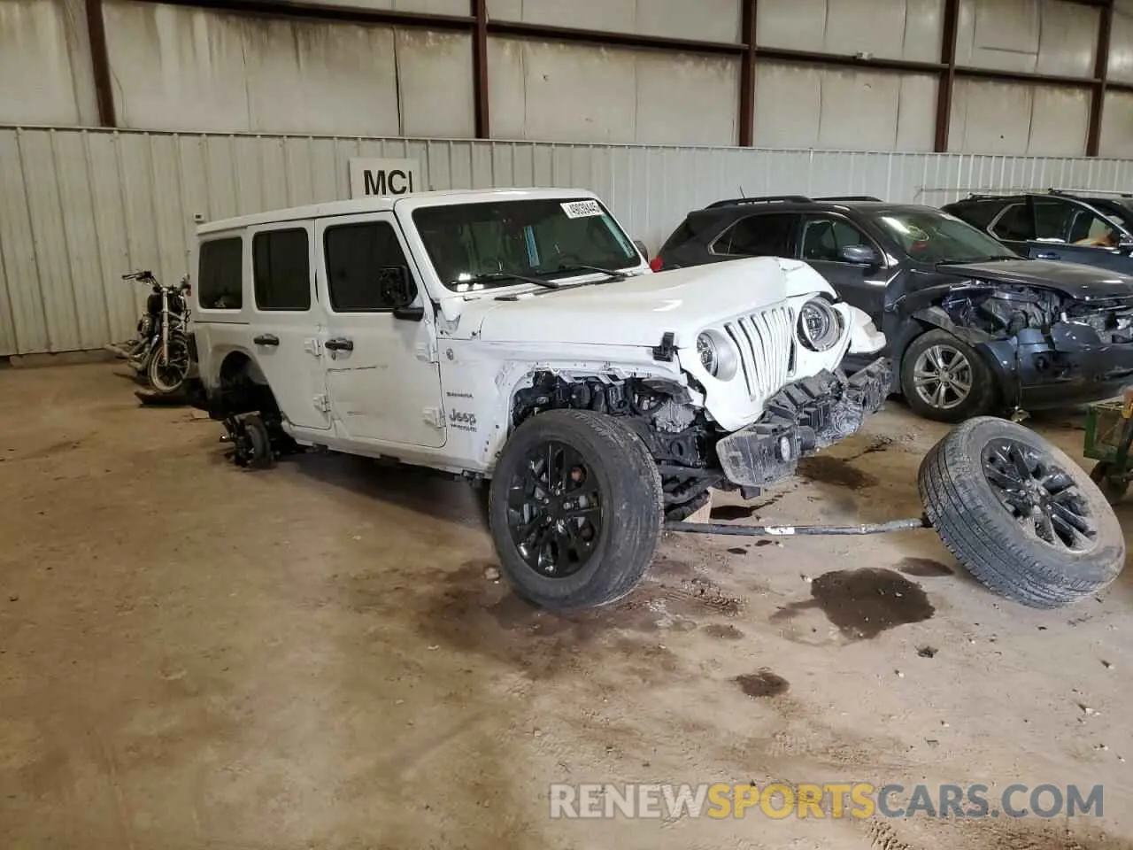 4 Photograph of a damaged car 1C4JJXP61MW868399 JEEP WRANGLER 2021