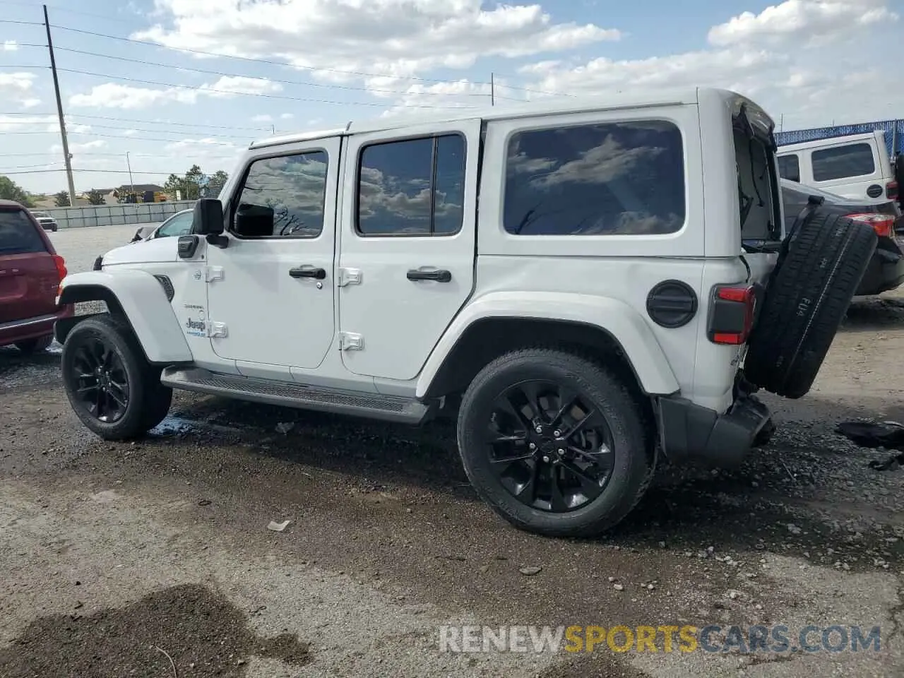 2 Photograph of a damaged car 1C4JJXP63MW643546 JEEP WRANGLER 2021