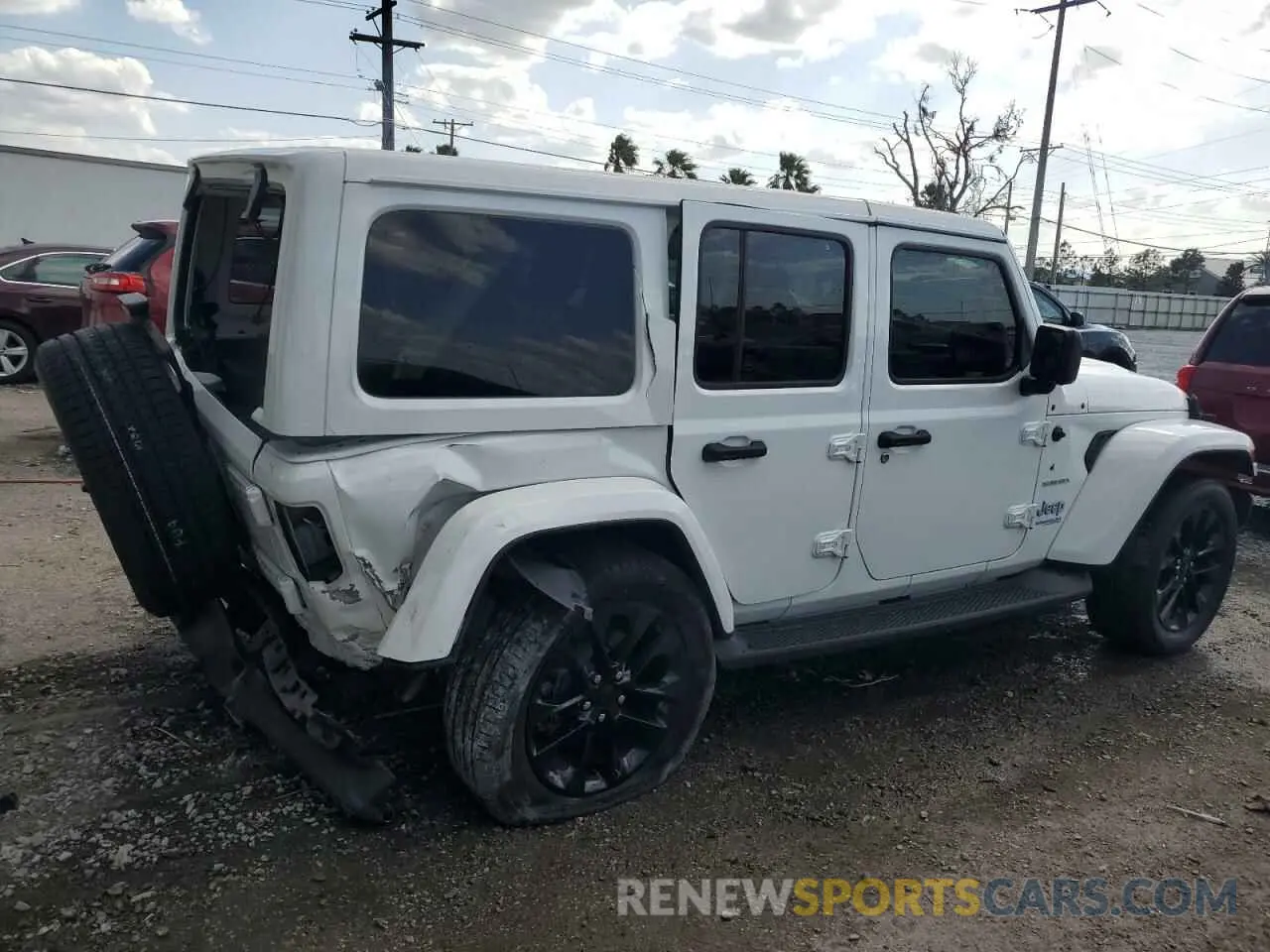 3 Photograph of a damaged car 1C4JJXP63MW643546 JEEP WRANGLER 2021