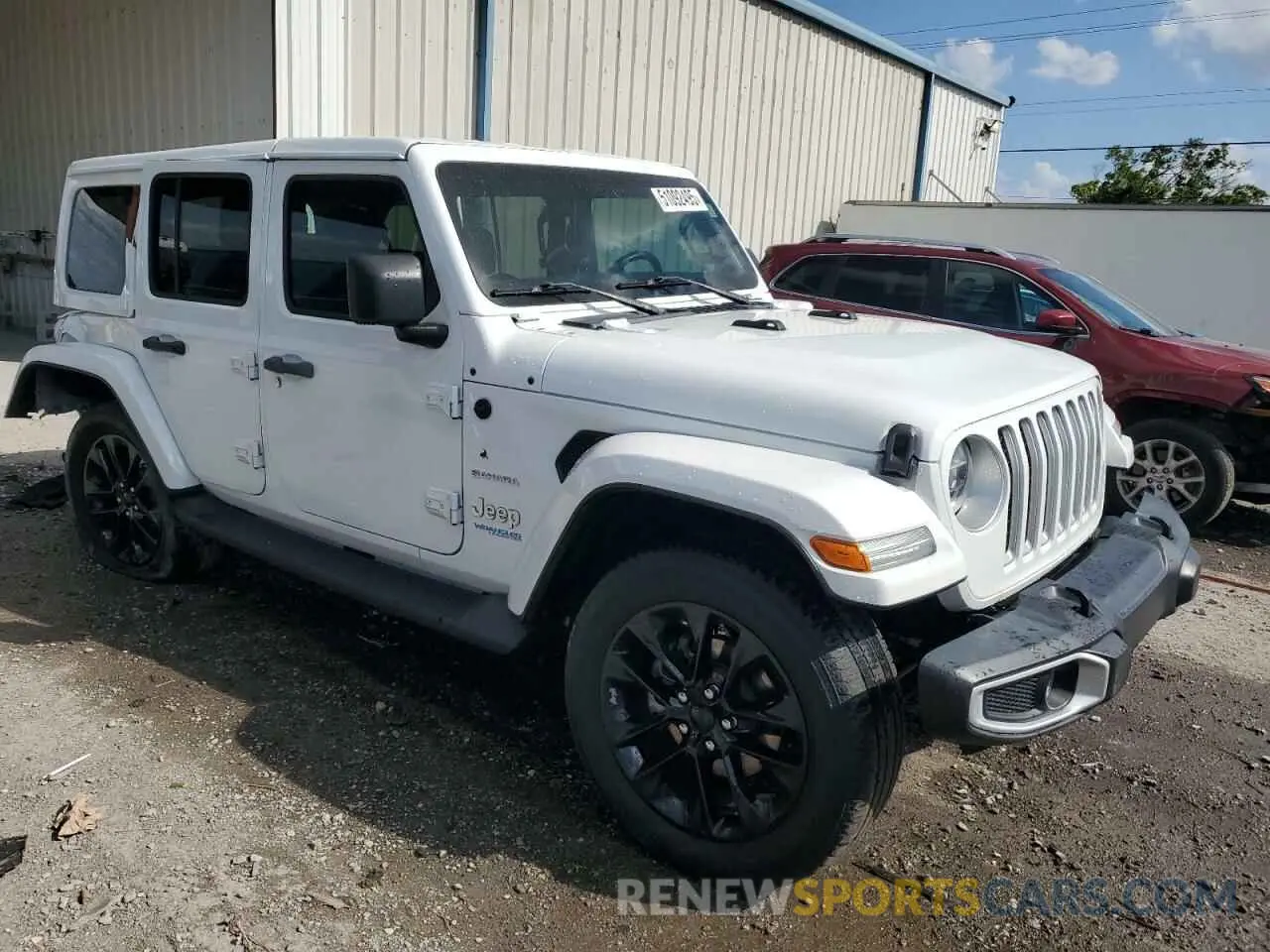 4 Photograph of a damaged car 1C4JJXP63MW643546 JEEP WRANGLER 2021