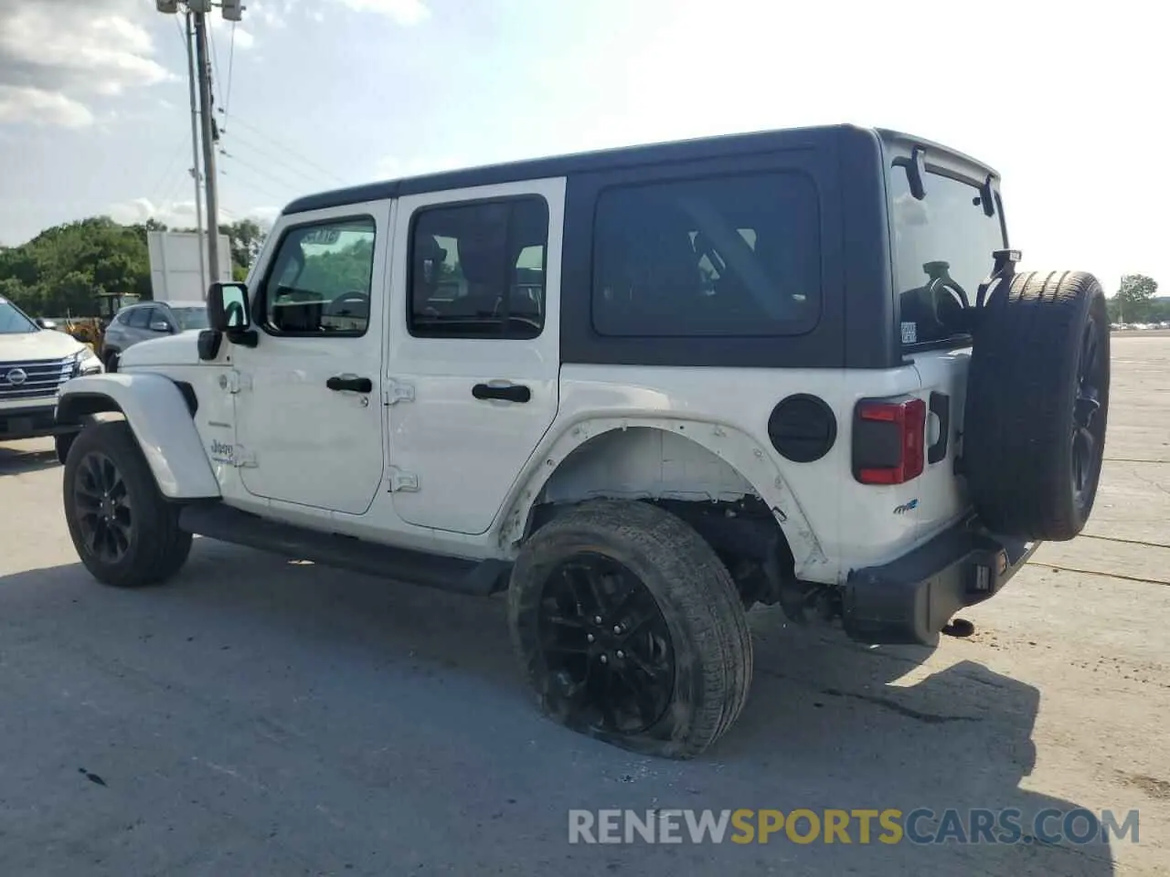 2 Photograph of a damaged car 1C4JJXP63MW720948 JEEP WRANGLER 2021