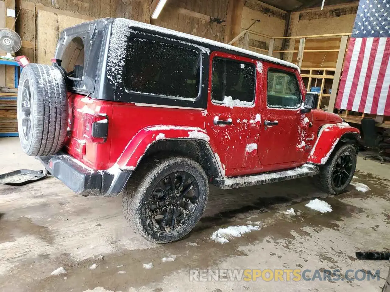 3 Photograph of a damaged car 1C4JJXP64MW786392 JEEP WRANGLER 2021