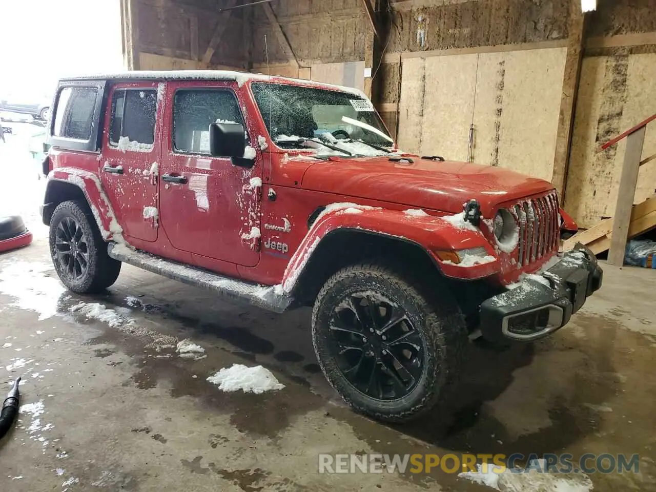 4 Photograph of a damaged car 1C4JJXP64MW786392 JEEP WRANGLER 2021