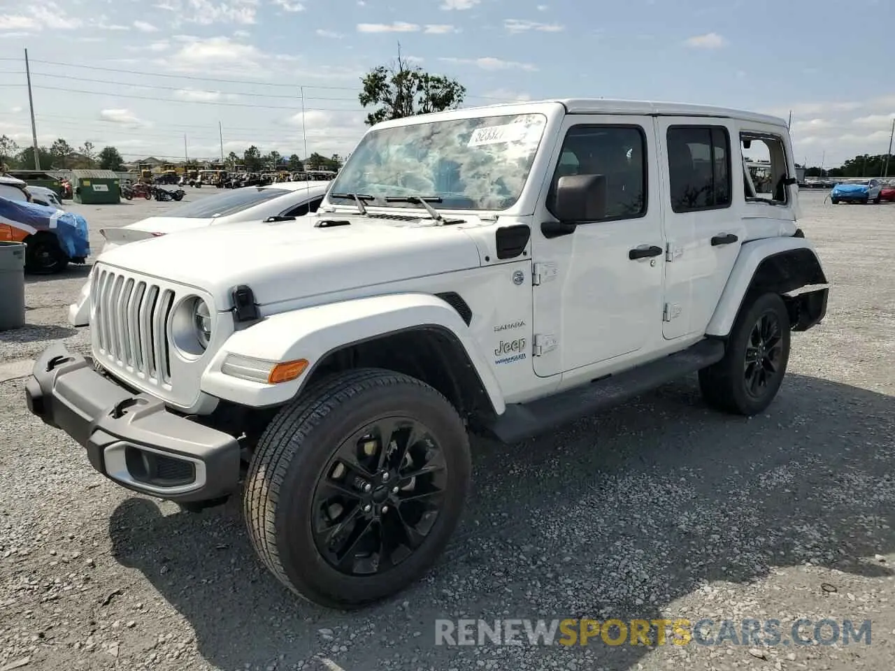1 Photograph of a damaged car 1C4JJXP65MW766023 JEEP WRANGLER 2021