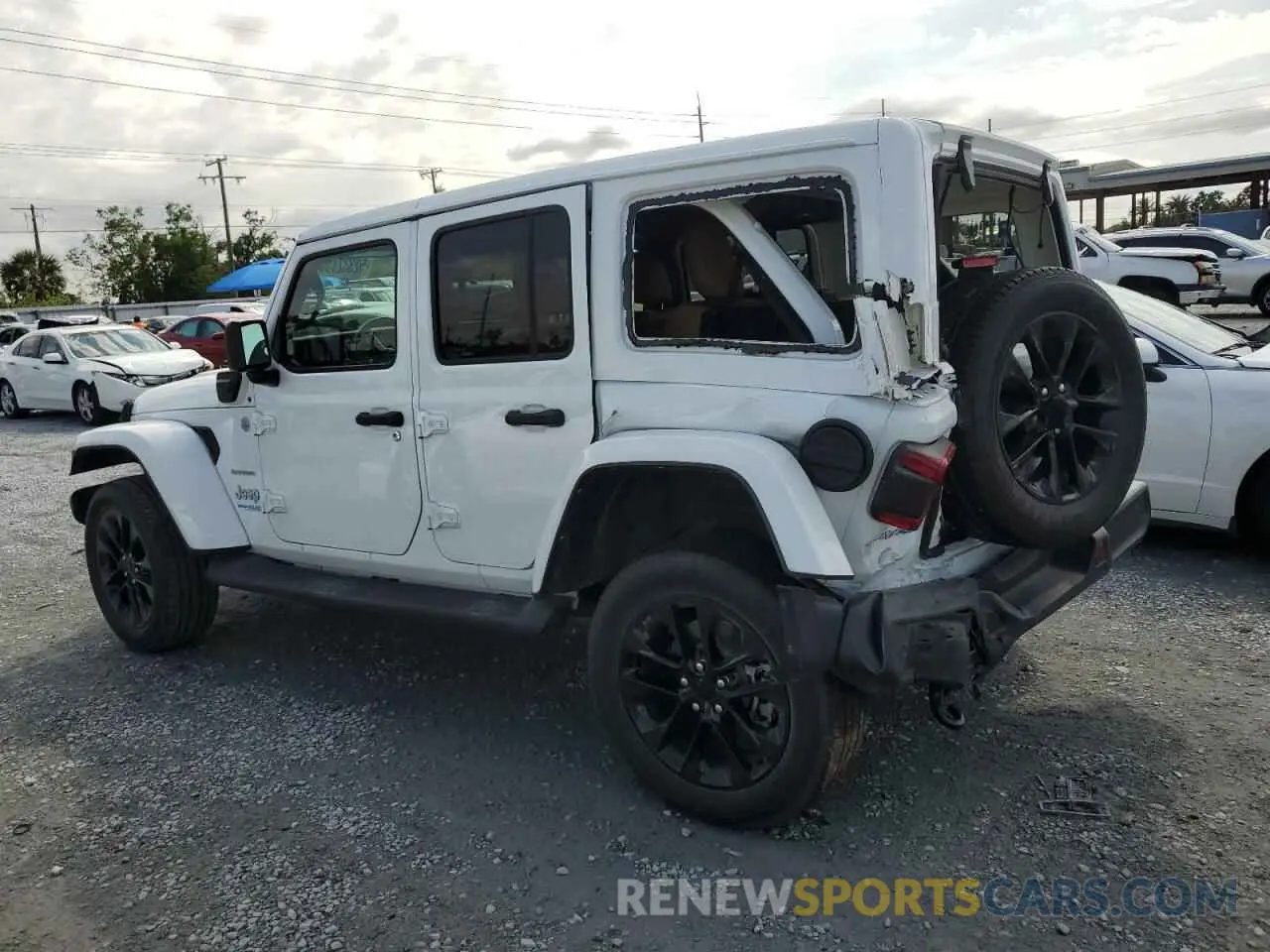 2 Photograph of a damaged car 1C4JJXP65MW766023 JEEP WRANGLER 2021