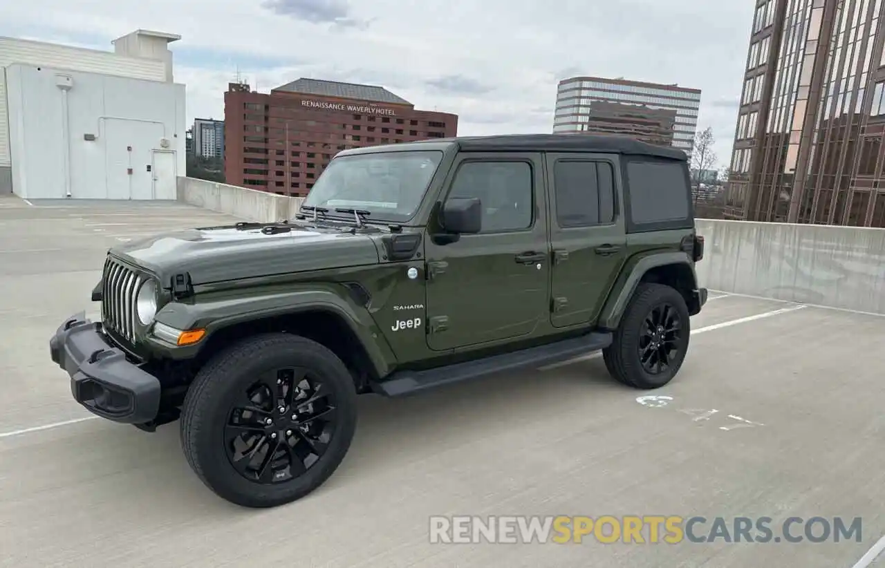 2 Photograph of a damaged car 1C4JJXP67MW704686 JEEP WRANGLER 2021