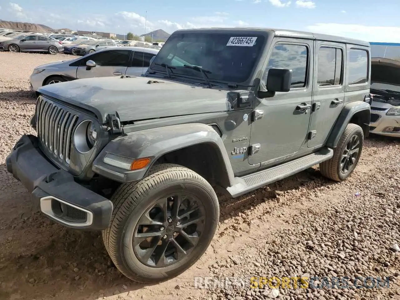 1 Photograph of a damaged car 1C4JJXP68MW742136 JEEP WRANGLER 2021