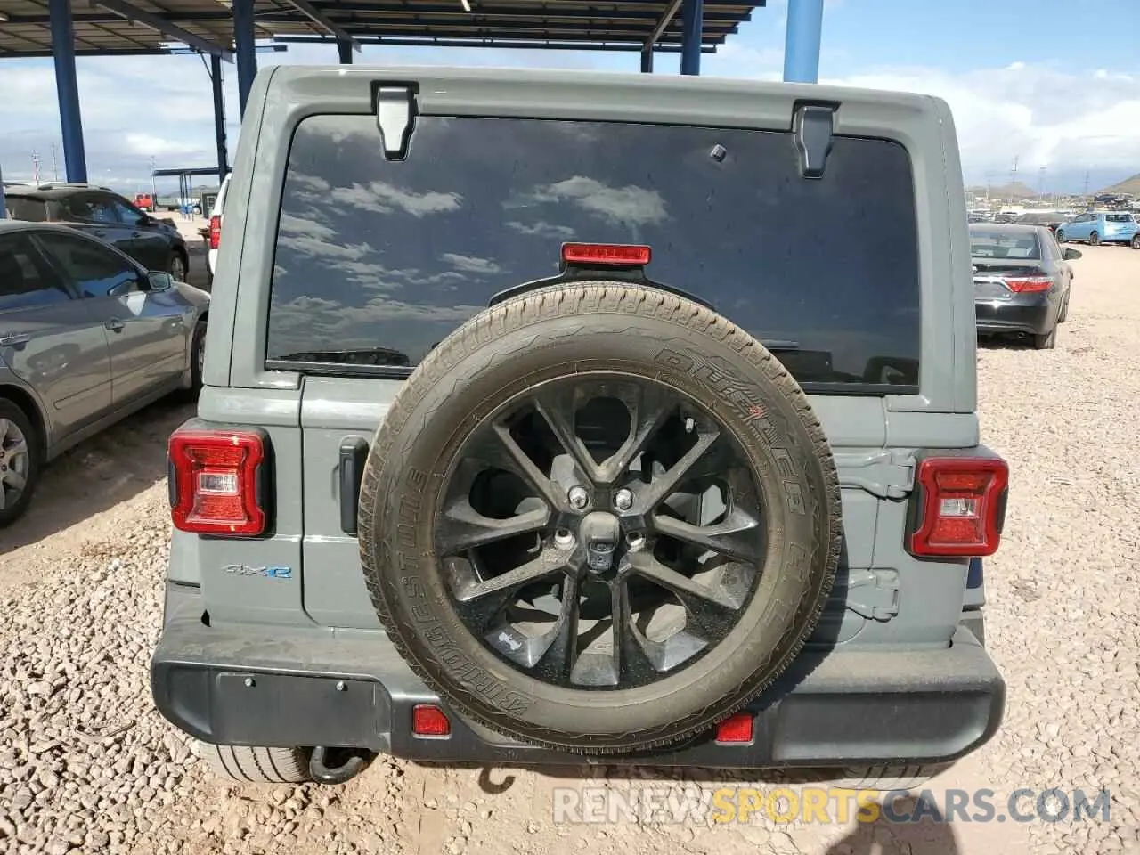 6 Photograph of a damaged car 1C4JJXP68MW742136 JEEP WRANGLER 2021
