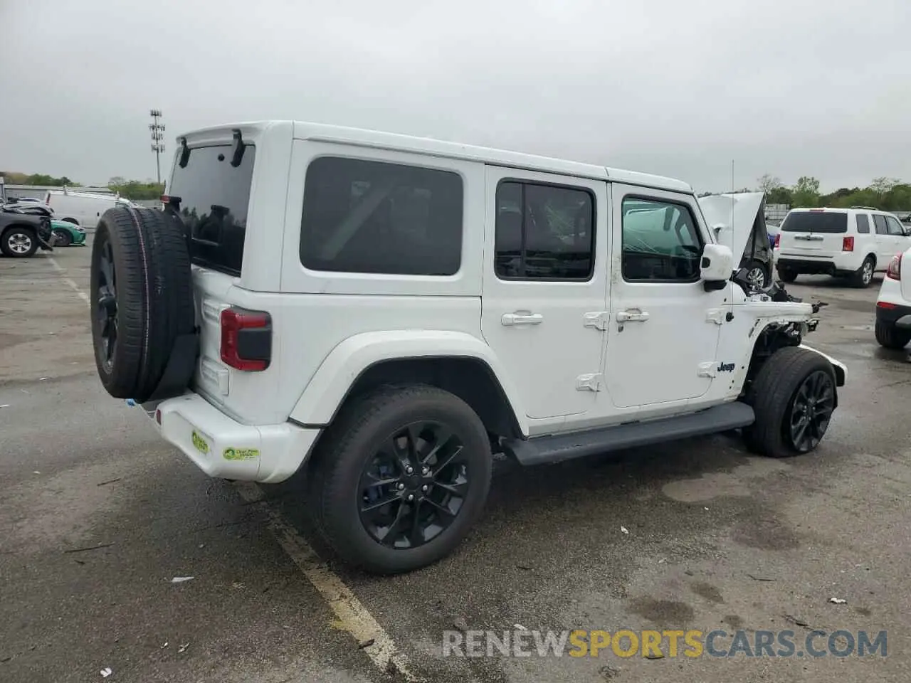 3 Photograph of a damaged car 1C4JJXP6XMW674874 JEEP WRANGLER 2021