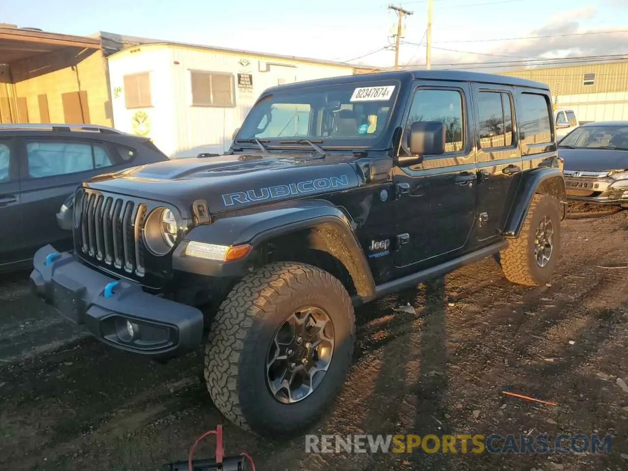 1 Photograph of a damaged car 1C4JJXR63MW851956 JEEP WRANGLER 2021