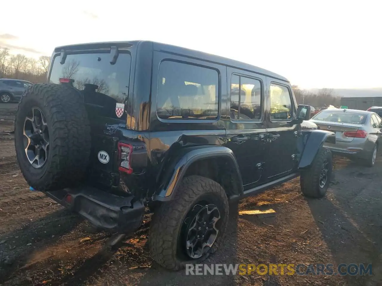 3 Photograph of a damaged car 1C4JJXR63MW851956 JEEP WRANGLER 2021